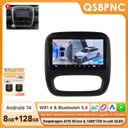 Hizpo Car Radio For Renault Trafic 3 2014- 2021 Opel Vivaro B 2014 - 2018 Autoradio CarPlay Android Auto Intelligent Systems 4G