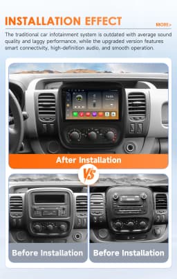 Hizpo Car Radio For Renault Trafic 3 2014- 2021 Opel Vivaro B 2014 - 2018 Autoradio CarPlay Android Auto Intelligent Systems 4G