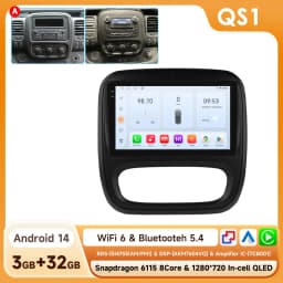 Hizpo Car Radio For Renault Trafic 3 2014- 2021 Opel Vivaro B 2014 - 2018 Autoradio CarPlay Android Auto Intelligent Systems 4G