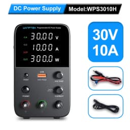 Wanptek Laboratory DC Power Supply 30V 5A 30V 10A 60V 5A 120V 3A Adjustable with USB Fast Charging Bench Switching Power Supply