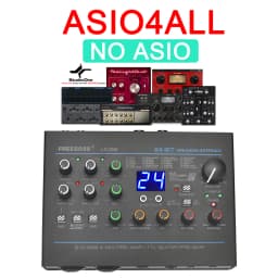 Freeboss 24 Effects Sound Card 48KHz EQ Recording 2 XLR Mic Input Stereo PC 48V Guitar External Audio Interface For Mac OS UC88