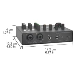 Freeboss 24 Effects Sound Card 48KHz EQ Recording 2 XLR Mic Input Stereo PC 48V Guitar External Audio Interface For Mac OS UC88