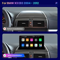AWESAFE PX9 For BMW X3 E83 2004 2005 2006 - 2012 Car Radio Multimedia Players Navigation GPS 2 din Android CarPlay AutoRadio