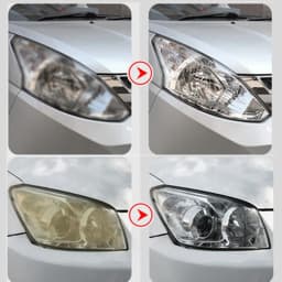 Car Headlight Chemical Polishing Kit 800ML Headlights Liquid Polymer Repair Fluid Scratch Remover Car Headlight Restoration Kit