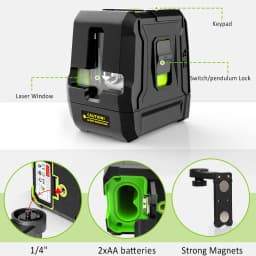 Clubiona New Design and High Performance Palm Self-leveling DIY economic Horizontal and Vertical Cross Line Laser Level