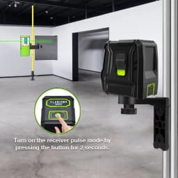Clubiona New Design and High Performance Palm Self-leveling DIY economic Horizontal and Vertical Cross Line Laser Level