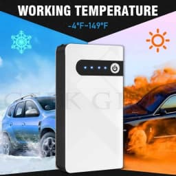 GKFLY 12V Portable Car Jump Starter 2000A Auto Battery Booster Charger Car Emergency Booster 44.4Wh Power Bank Starting Device
