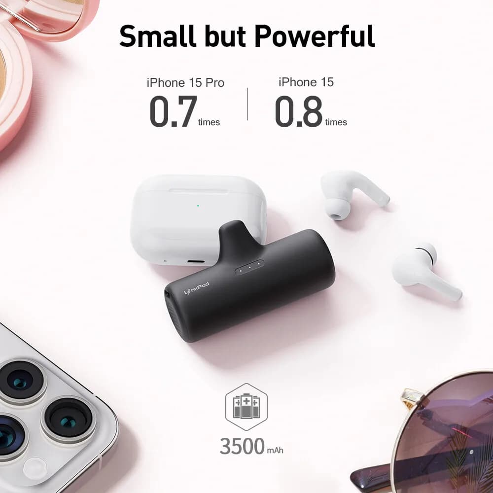 IWALK Mobile Power Fast Charging Mini Portable Capsule Outdoor Power 4500mAh Suitable for iPhone Lightning