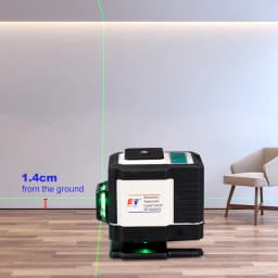 KaiTian Level Laser 360 Professional Green 3D 12 Lines Nivel Cross Horizontal Vertical Electronic Automatic Laser Level Receiver