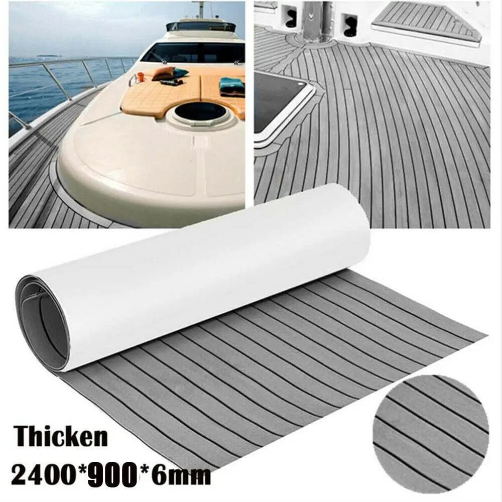 Eva Foam Faux Teak Boot Bodenbelag Eva-Schaum Deckbeschläge für Boote Yacht Marine Bodenbelag Rutschfester Teppich