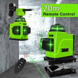 Clubiona 12 and 16 lines Professional Floor Ceiling Remote Control Green Line Laser Level with Pulse mode