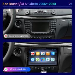 AWESAFE PX9 Plus Car Radio For Mercedes Benz E Class W211 2002 - 2009 wireless CarPlay Android Auto No 2 din 2din DVD