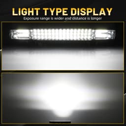 CO LIGHT New 12"20"26"32"40" 3-Rows LED Light Bar Spot Flood Combo Led Off Road Lights for Boat Truck SUV UTE ATV UTV 12V 24V