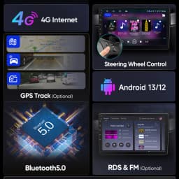 AWESAFE Wireless CarPlay Android Auto Car Radio For Honda Accord 8 2008 2009-2012 GPS Navi SWC FM BT Plug and Play DSP Stereo