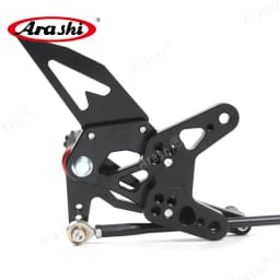 Arashi V2.0 CNC Adjustable Footrest Footpeg For KAWASAKI NINJA ZX6R 2007-2008 ZX-6R ZX 6R 2007 2008 Rearset Foot Rest