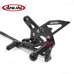 Arashi V2.0 CNC Adjustable Footrest Footpeg For KAWASAKI NINJA ZX6R 2007-2008 ZX-6R ZX 6R 2007 2008 Rearset Foot Rest