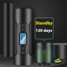 3000mAh Rechargeable Car Air Compressor 150PSI Portable Wireless Tire Inflator With Digital Gauge LED Light 35L/Min 12V Auto