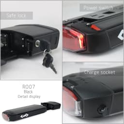 48V 27AH Rear Rack 36V 19.2AH 15Ah 17.5Ah Lithium Powerful Electric Bycicle Batteria Pack for 1500W 1000W 750W 500W 350W