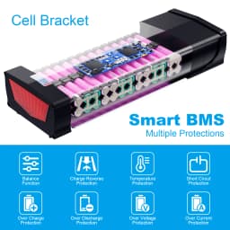 48V 15Ah Rear Rack Electric EBike Battery 36v 15AH Carrier Battery Lithium 48V 18AH 52V 20AH for 1500W 1000W 750W 500W Motor
