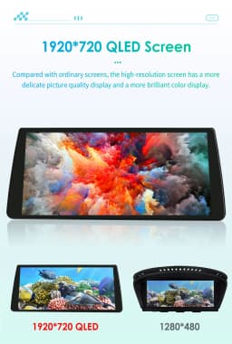 Hizpo 10.25-inch Android Car Radio for BMW 3 Series E90 2005 - 2012 Intelligence System CarPlay RDS DSP GPS Navi QLED Screen