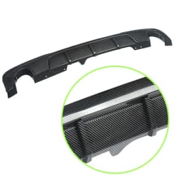 Carbon Fiber Look Lip For Bmw F10 F11 Dffuser 2010-2016 Rear Bumper Spoiler M Sport Performace Auto Car Accessorise