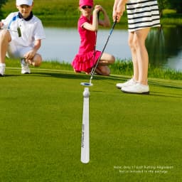 90.5 X 4cm Golf Putting Alignment Rail Premium Aluminum Alloy Golf Training Aids for Indoors Outdoors Office and Home
