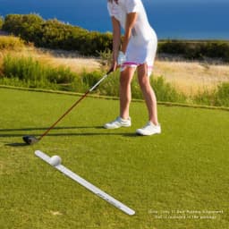 90.5 X 4cm Golf Putting Alignment Rail Premium Aluminum Alloy Golf Training Aids for Indoors Outdoors Office and Home