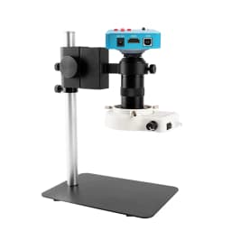 YIZHAN 2K Soldering Microscope HDMI USB 130X C-Mount Lens 38MP Video Take Photos Measurement For PCB Repair Thickened Metal Base