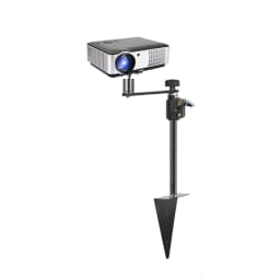 360 Degree PTZ Rotation Projector Stand Holder Tripod Light Clamp Desk with 1/4" Fixture For Ring Light DSLR Camera