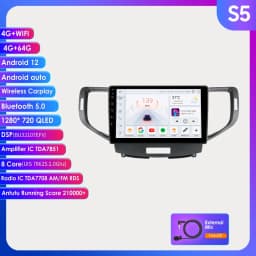 9“7862 Android 12 Autoradio for Honda Accord 8 Acura TSX 2008-2012 Multimedia player GPS navi Stereo 2din Head Unit 4G Carplay
