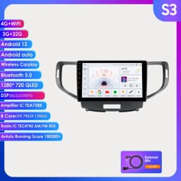 9“7862 Android 12 Autoradio for Honda Accord 8 Acura TSX 2008-2012 Multimedia player GPS navi Stereo 2din Head Unit 4G Carplay