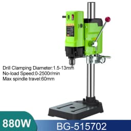 ALLSOME 1200W/1050/880W BG-5157 Bench Drill Stand Mini Electric Bench Drilling Machine Drill Chuck