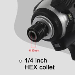 Allsome Brushless 18V 1/4 Hex Impact Driver, Includes 3.0Ah Lithium Battery and Charger