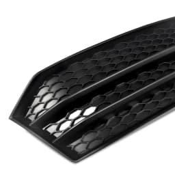 2x Front Bumper Honeycomb Fog Light Cover Grill Grille Fits Audi A1 8X 2015-2018