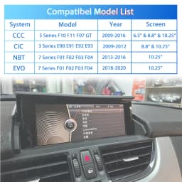 Wireless CarPlay For BMW Series 5 7 F10 F11 F07 GT F01 F02 F03 F04 CIC CCC NBT EVO Android Mirror Link AirPlay CarPlay Function