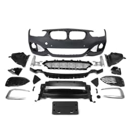 For 2015-2019 BMW 1 Series F20 LCI Upgrade To M135i Style Front Bumper Body Kits