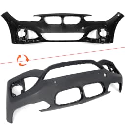 For 2015-2019 BMW 1 Series F20 LCI Upgrade To M135i Style Front Bumper Body Kits