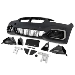For 2015-2019 BMW 1 Series F20 LCI Upgrade To M135i Style Front Bumper Body Kits
