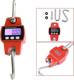 Electronic Hanging Crane Scale LCD Display 661lbs Load For Warehouses, Logistics