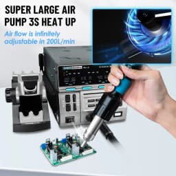 SUGON 8650pro 1300W Hot Air Rework Station 3 Mode Digital Display Intelligent BGA Rework Station For BGA PCB Chip Repair Tool
