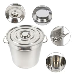 70L Universal Pot Soup Pot Buffet Restaurant Party Roast Cooking Pot With Stainless Steel Lid