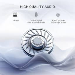 Oneodio A10 ANC Wireless Bluetooth Headphones Hi-Res Audio Hybrid Active Noise Cancelling Headset With Mic Type C Fast Charge