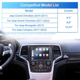 Wireless CarPlay For Jeep Grand Cheokee renegade Compass 2014-17 17-19 years AirPlay Android Mirror Link CarPlay Function