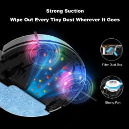 Robot Vacuum Cleaner LIECTROUX N7S-U Smart Mapping,WiFi App,4000Pa,Alexa Voice Control,Ideal for Pet Hair and Hard Floors