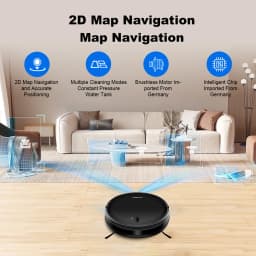 Robot Vacuum Cleaner LIECTROUX N7S-U Smart Mapping,WiFi App,4000Pa,Alexa Voice Control,Ideal for Pet Hair and Hard Floors
