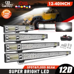 CO LIGHT LED Light Bar 40inch 780W 3 Rows Flood Combo LED Driving Fog Lamp Off Road Lighting LED Work Lights for UTE ATV UTV SUV