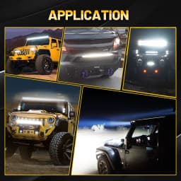 CO LIGHT LED Light Bar 40inch 780W 3 Rows Flood Combo LED Driving Fog Lamp Off Road Lighting LED Work Lights for UTE ATV UTV SUV