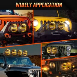 CO LIGHT Round LED Offroad Lights 9 Inch Driving Lights LED Light Bar 90000LM Spot Flood Combo DRL for Trucks Car SUV 12V 24V