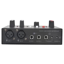 Freeboss 3.5 Stereo Audio Interface 48V PC Recording Guitar 5 CH Input Driver-free External Sound Card For Windows ASIO4ALL UC86