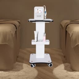 Bymaocar Beauty Rolling Cart Salon Trolley Stand Beauty Instrument Tray with Wheel Esthetician Supplies Tool Storage Cart